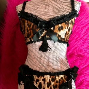 Sexy kitty meow 2pc lingerie